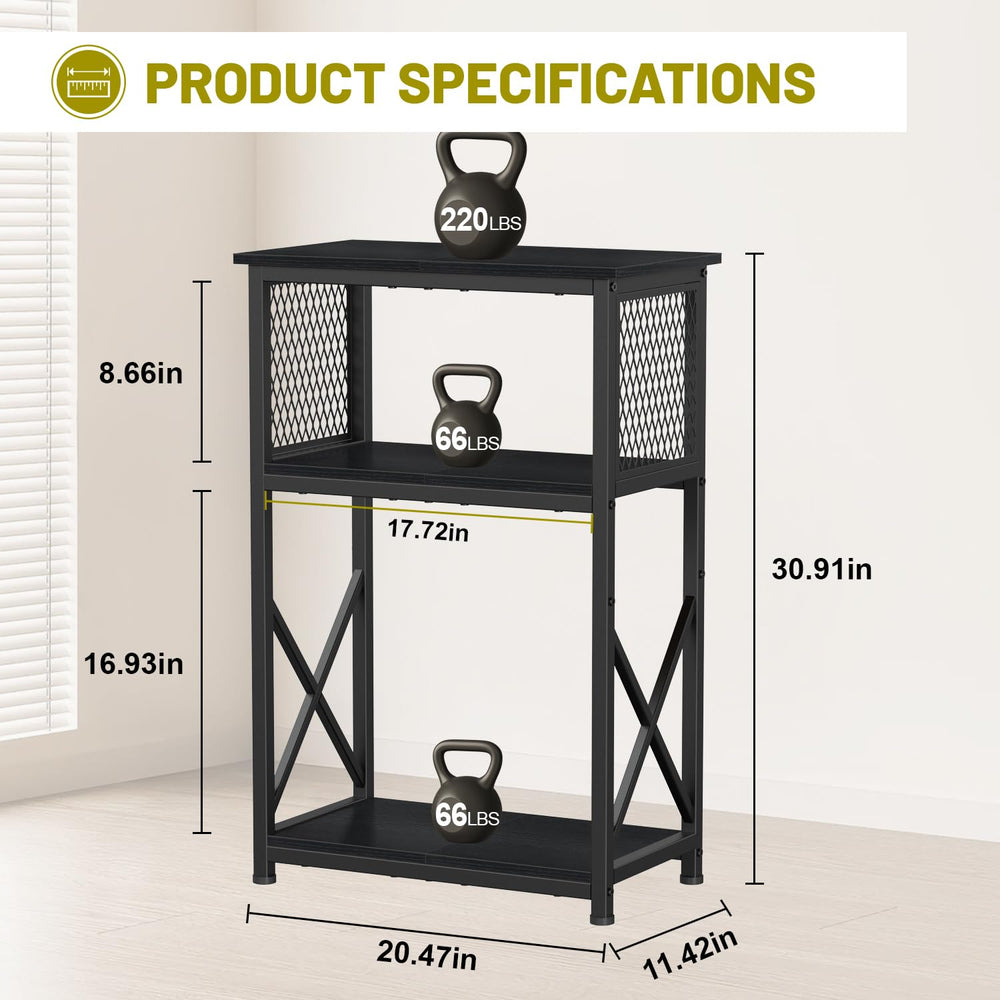 Snughome stand storage tier keeps fish food and supplies neatly organized