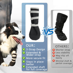 Snugrance two-piece recovery boot allows quick, hygienic swaps between wears.