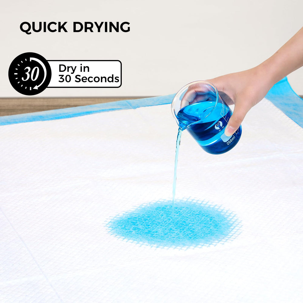 Snuvid waterproof backing provides a dry surface beneath the pad