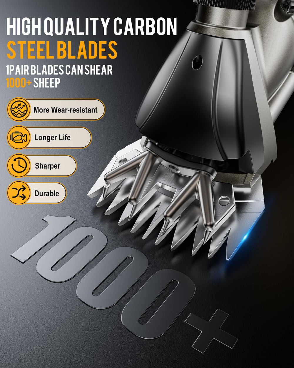 SOARFLY carbon steel blades deliver sharp, precise cuts