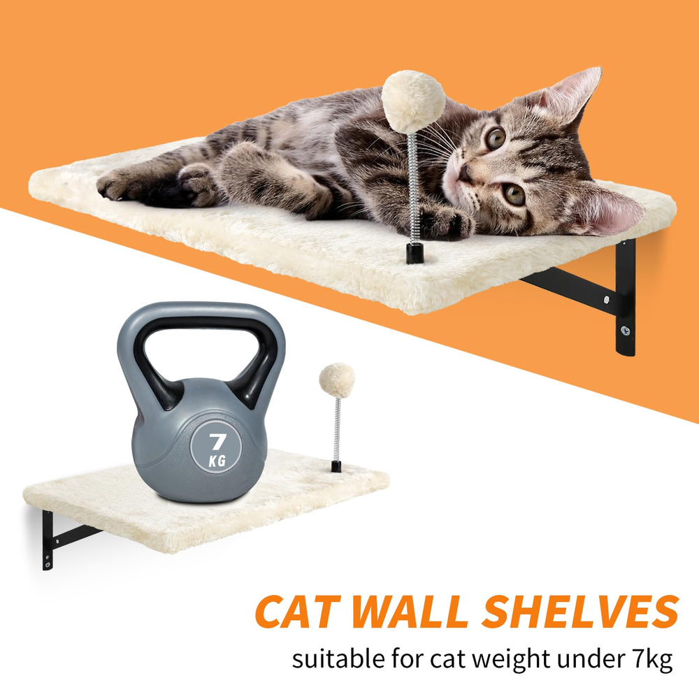 Sobly hammock on the wall-mount provides a cozy lounging spot for cats after exciting climbs.