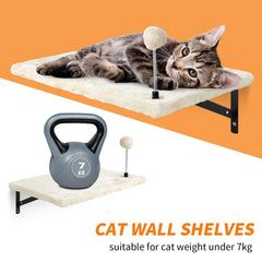 Sobly hammock on the wall-mount provides a cozy lounging spot for cats after exciting climbs.