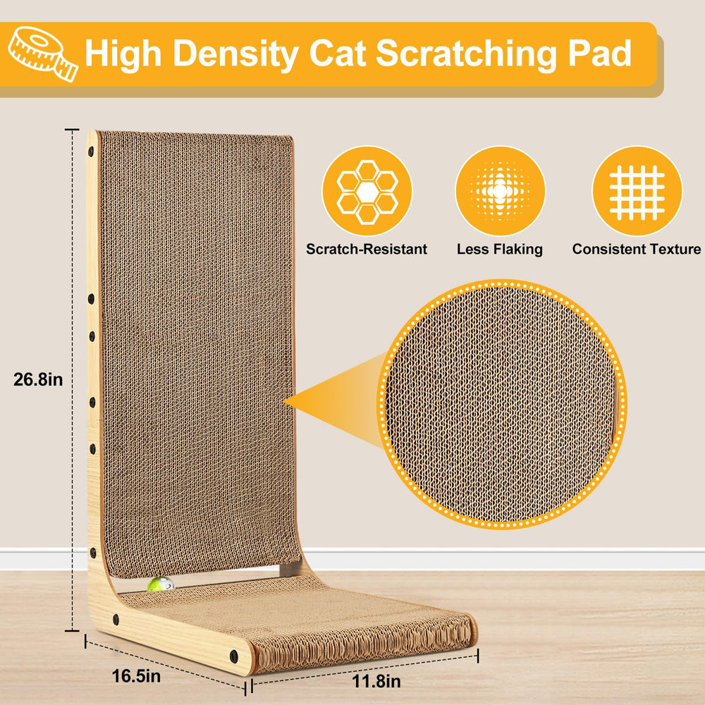 SOCATER Cat Scratcher with ball toy interactive feature promotes playful engagement