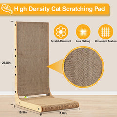 SOCATER Cat Scratcher with ball toy interactive feature promotes playful engagement