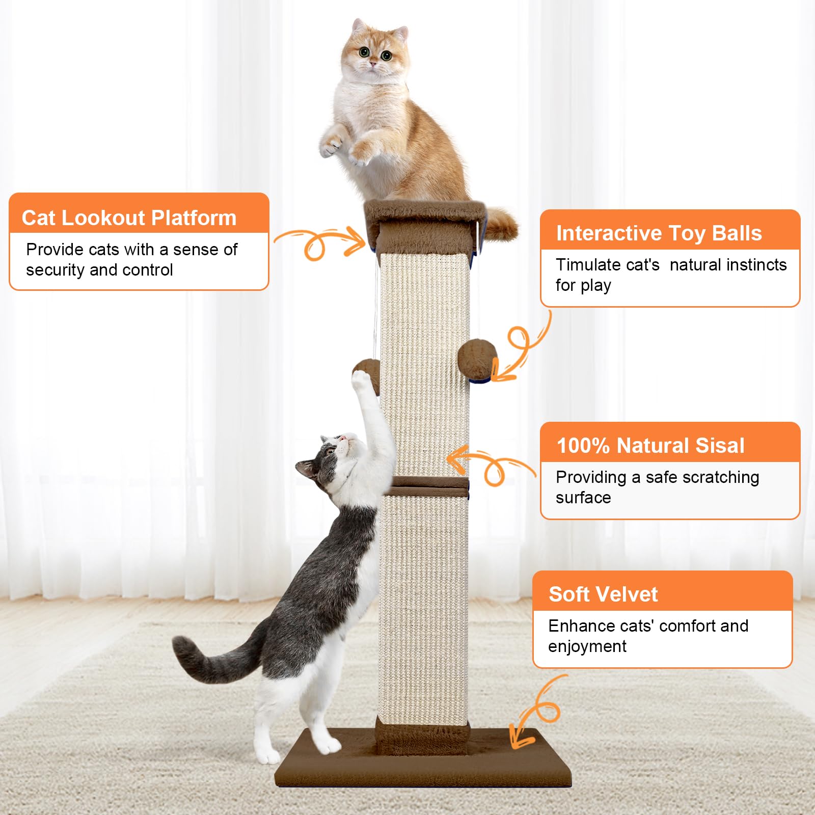 SOCATER sturdy 15.7 by 15.7 inch base offers a firm standing post.