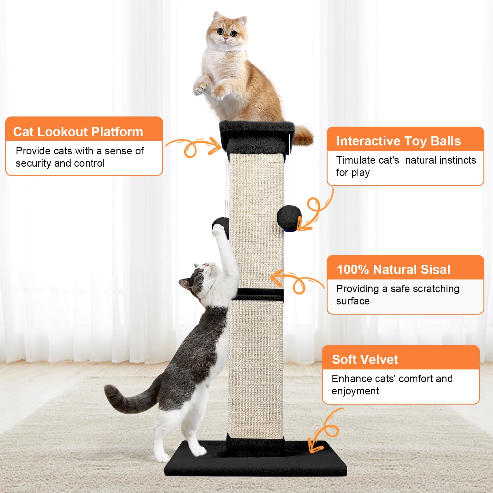 SOCATER sturdy middle structure enhances stability during vigorous play.
