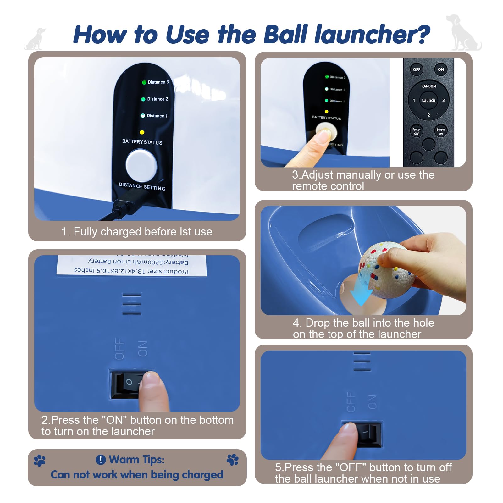 SOCO launcher fires up to 80FT for large-dog adventures.