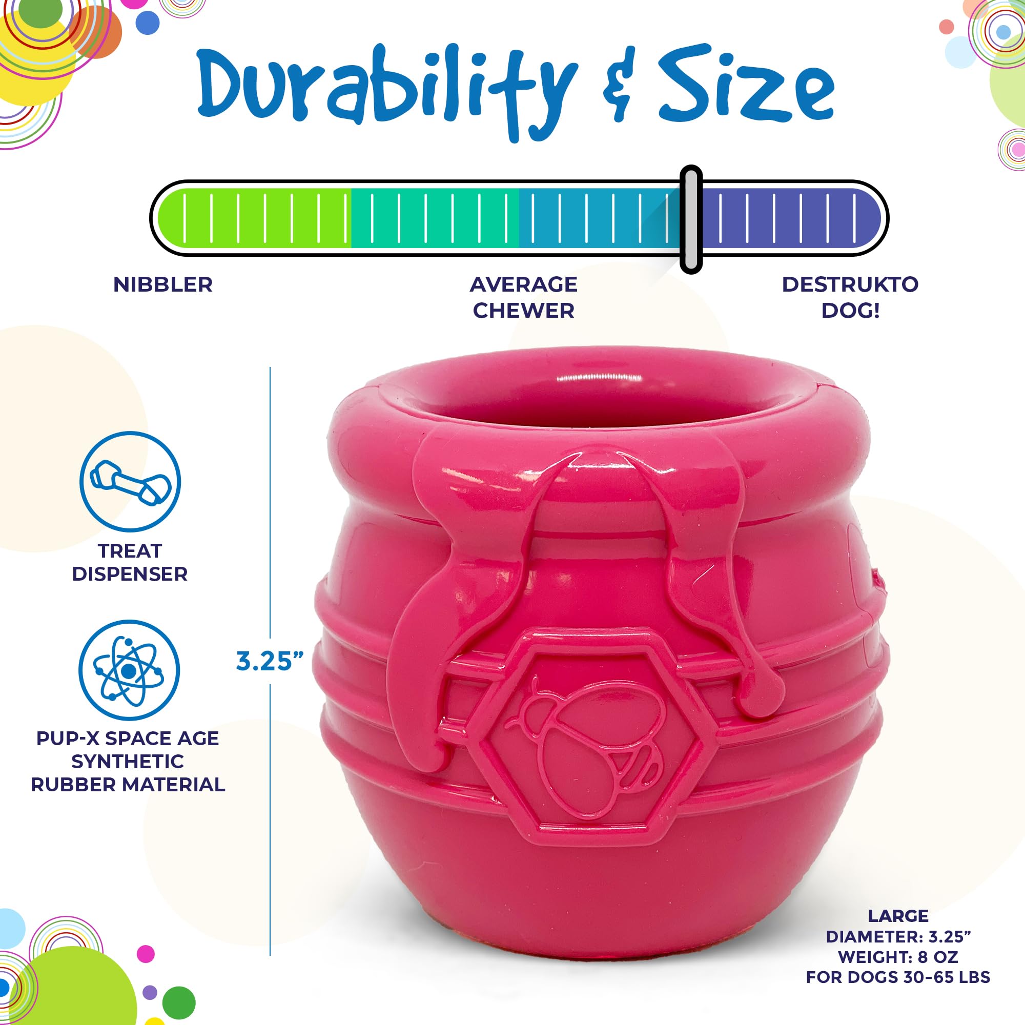 SodaPup Honey Pot calming nervous energy during home play