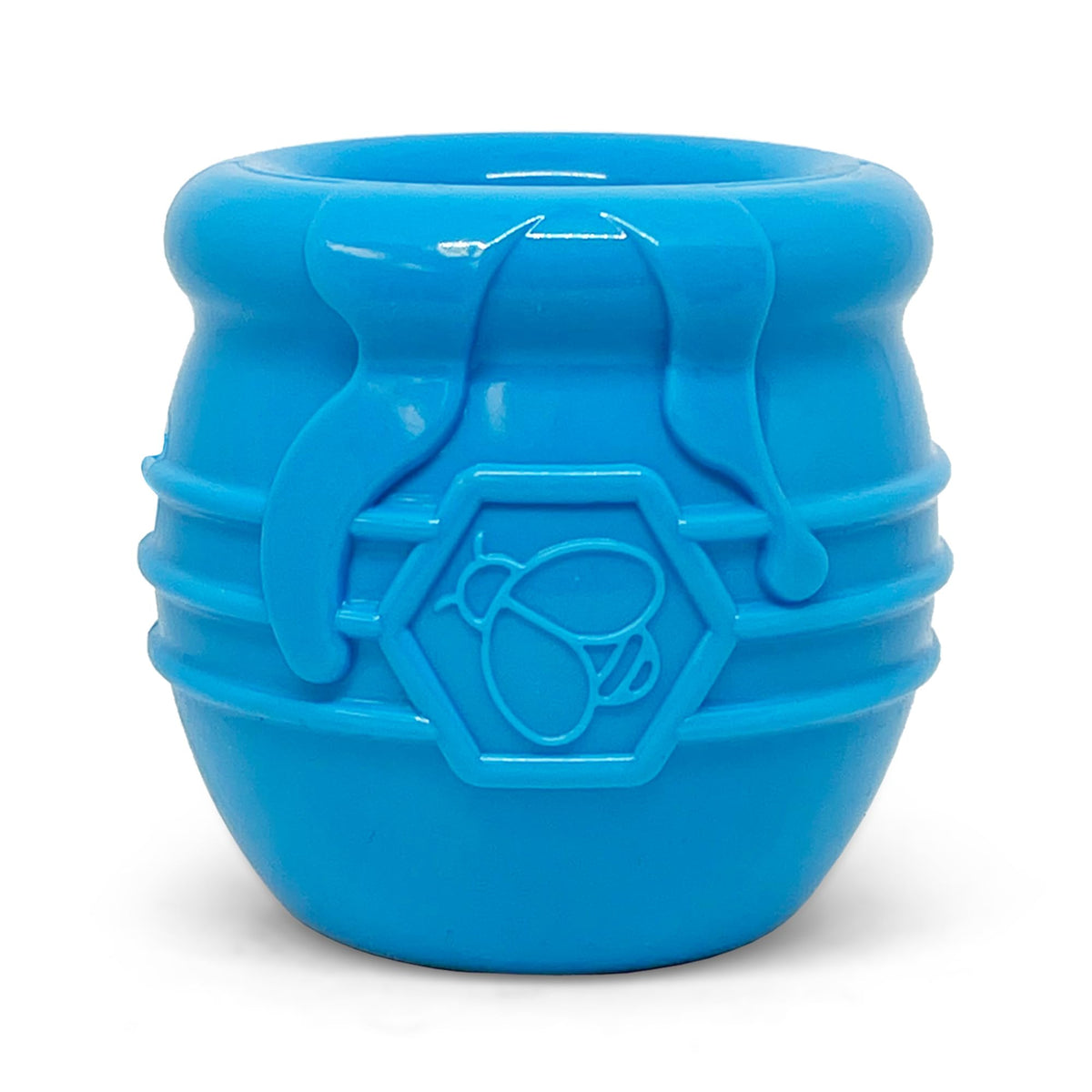 SodaPup Honey Pot close-up showing the treat-dispensing opening for mental stimulation.