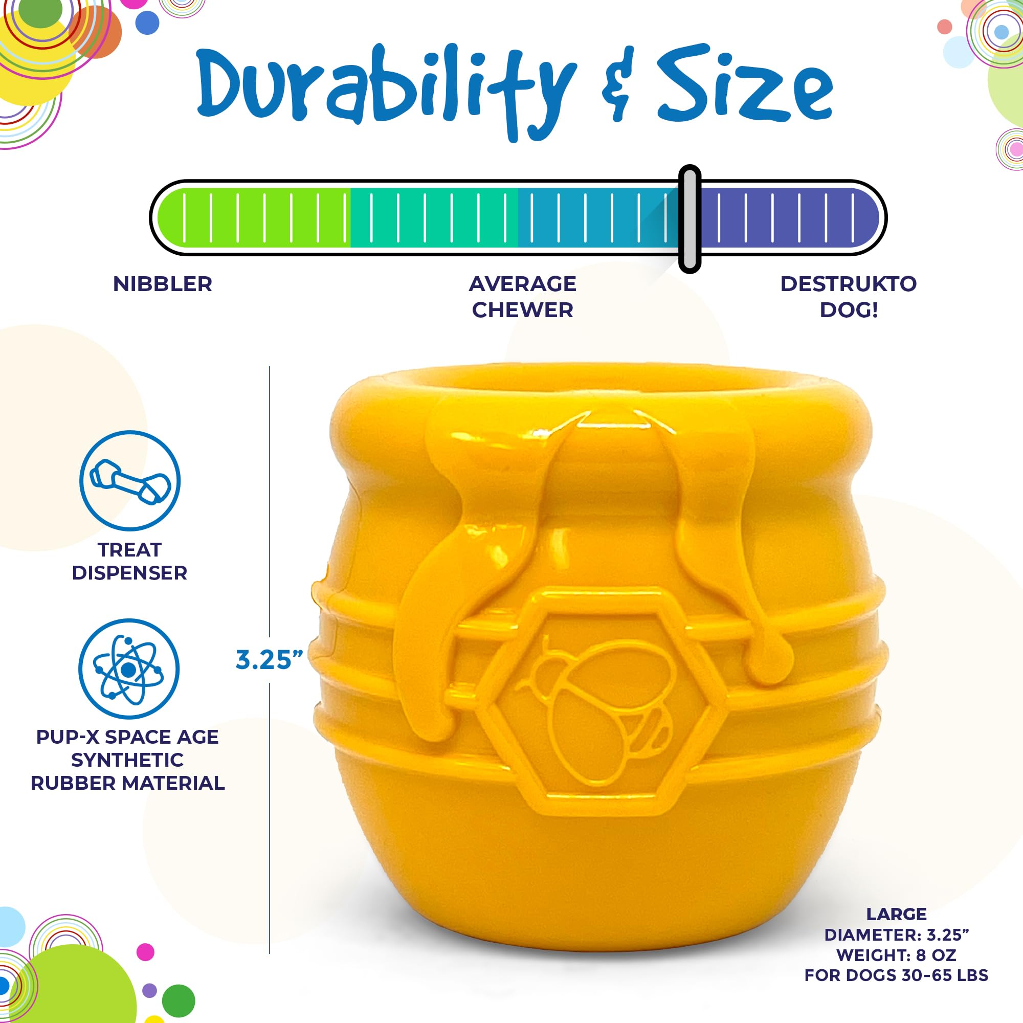SodaPup Honey Pot made in the USA with trusted materials