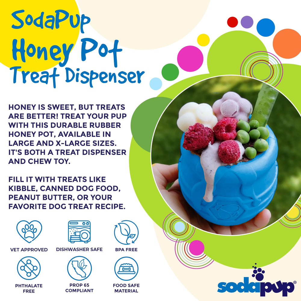 SodaPup Honey Pot USA-made badge highlights safety and American craftsmanship.