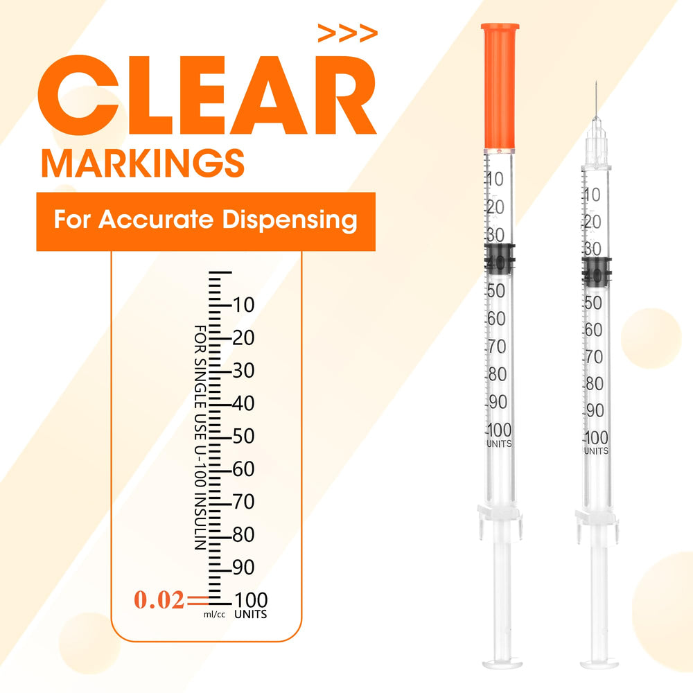 Sodasni sterile syringe closeup highlights 1cc capacity and precise dosing