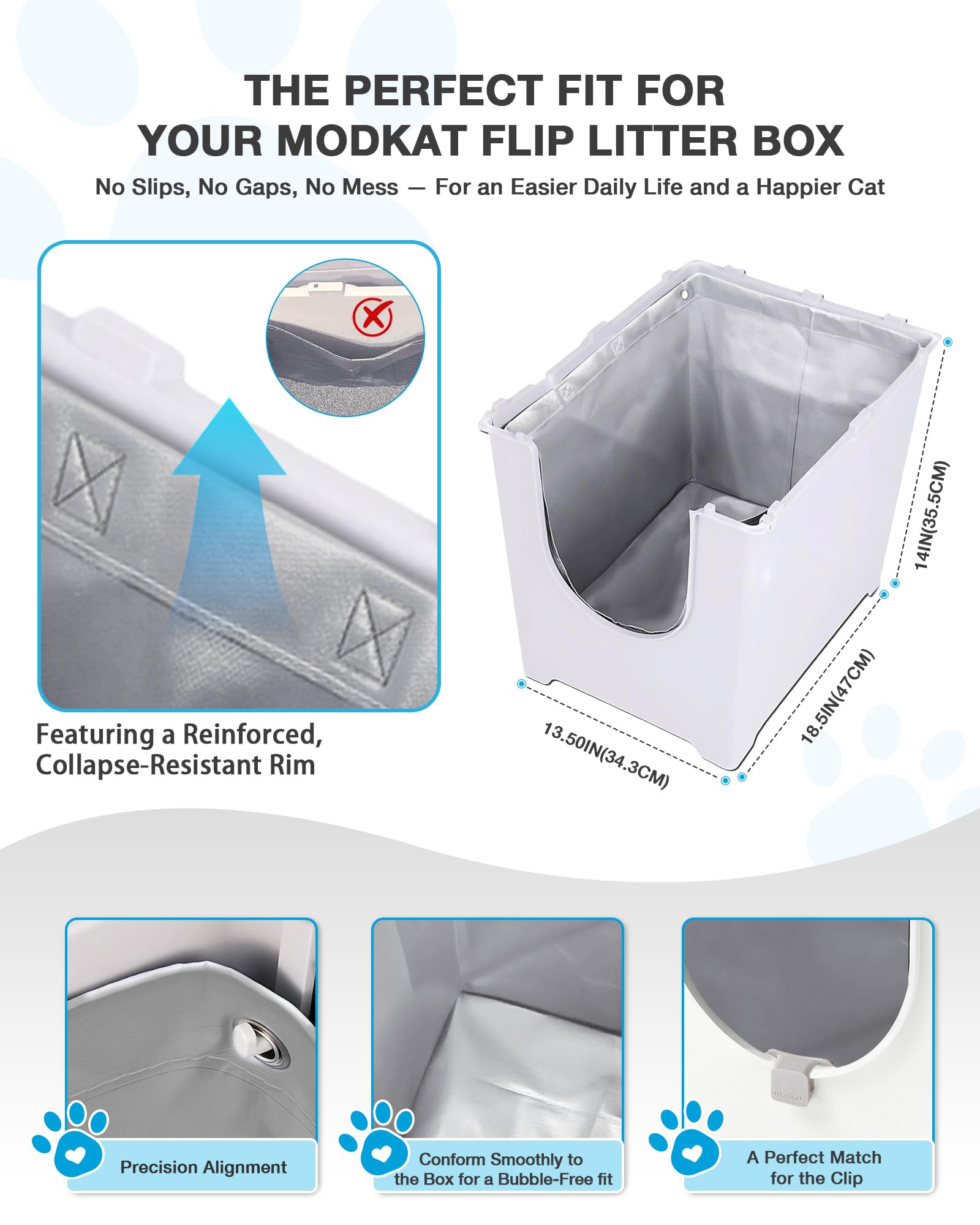 Durable Sodiafell Type F liner withstands cat scratching.