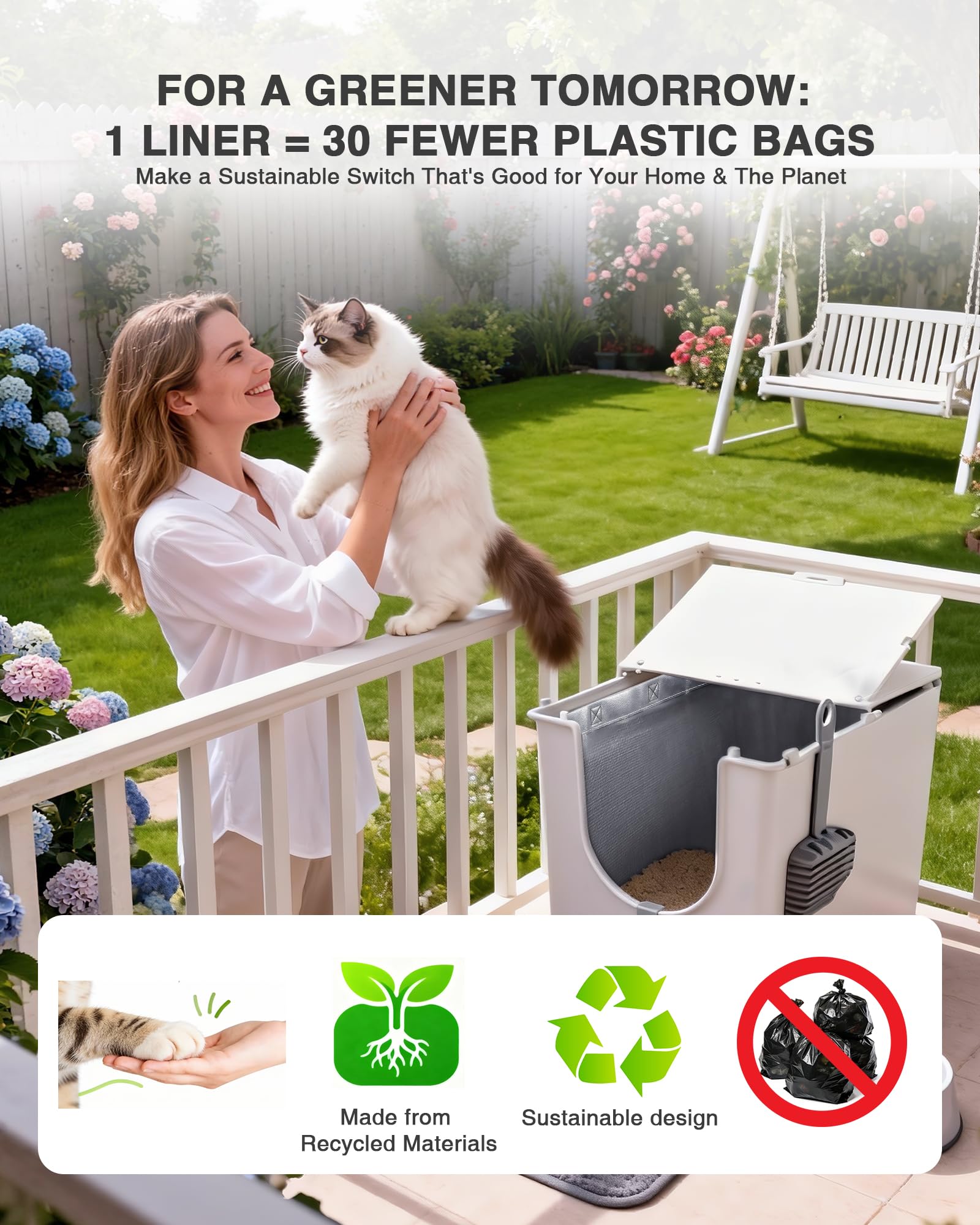 Eco-friendly reuse reduces waste with Sodiafell Type F liner.