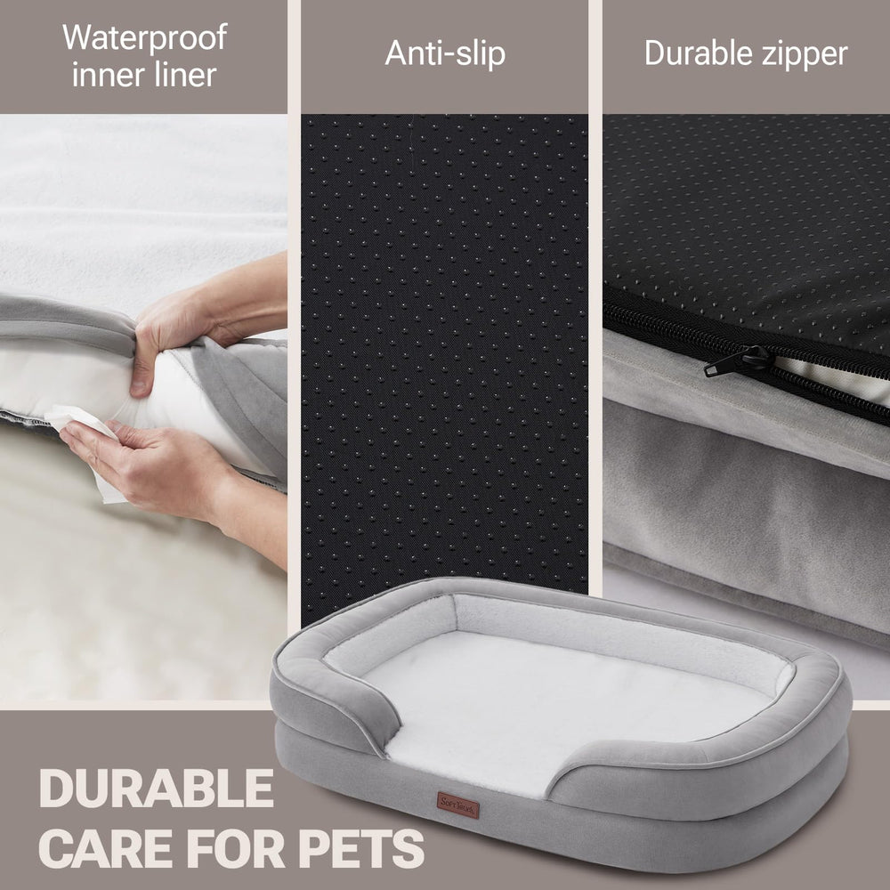Removable washable cover keeps Soft Touch bed easy to refresh.