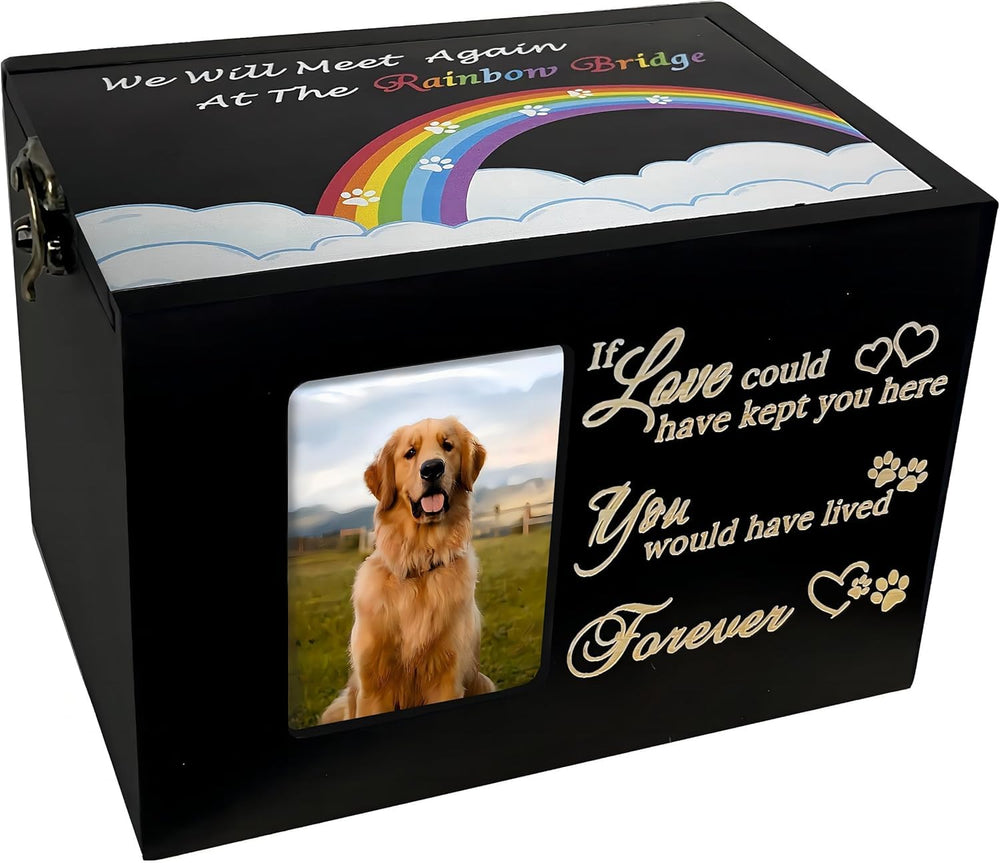 Sofunii pet urn Rainbow Bridge design for lasting memories
