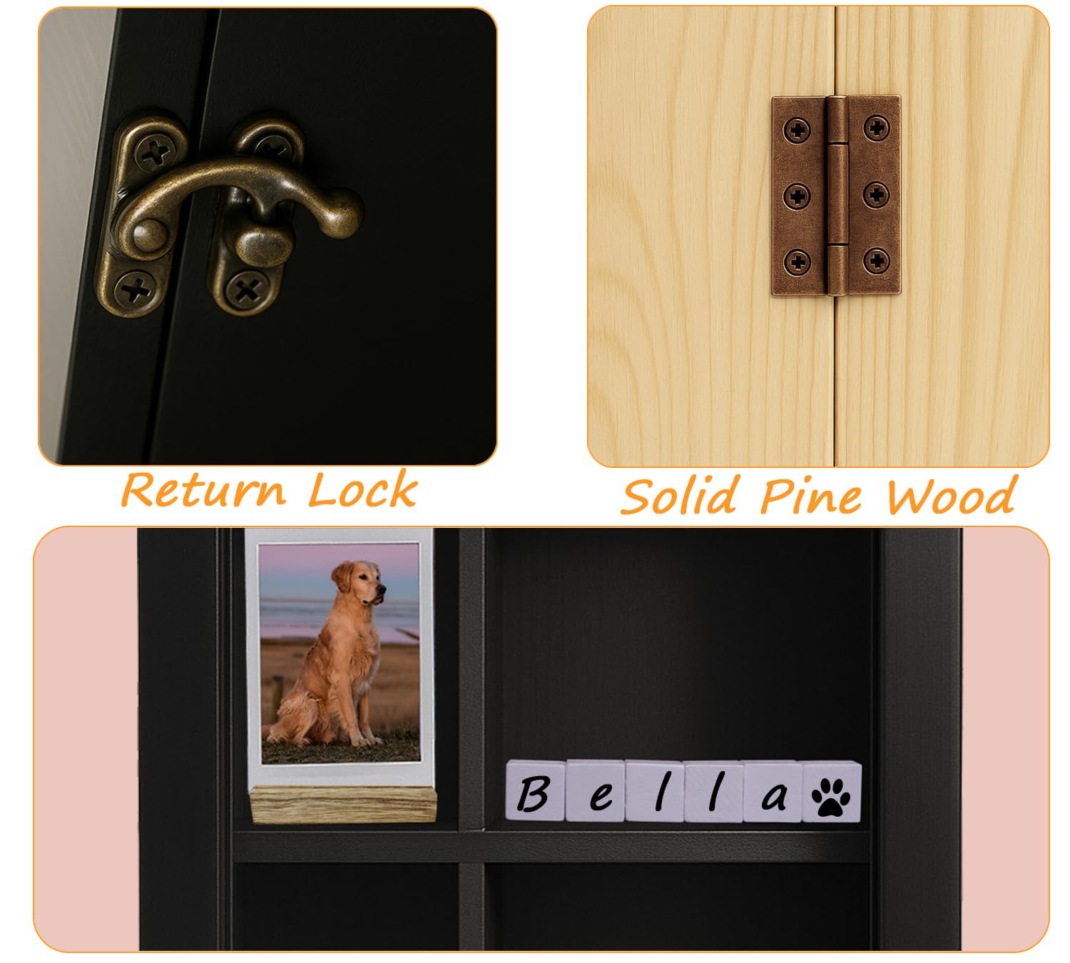 Sofunii shadow box features rust-proof hardware for lasting stability