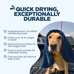 Soggy Doggy Doormat fast-drying microfiber reduces dampness