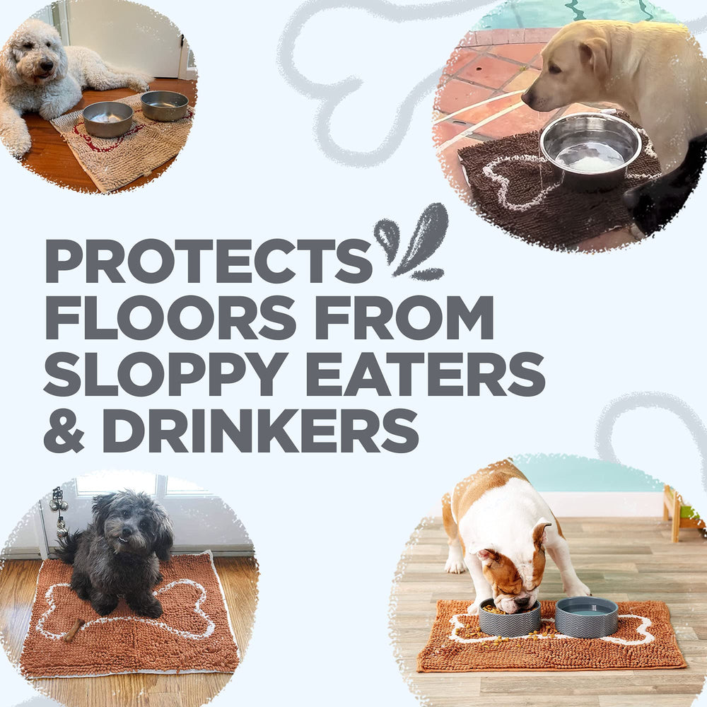 Soggy Doggy Slopmat is machine washable for easy refresh