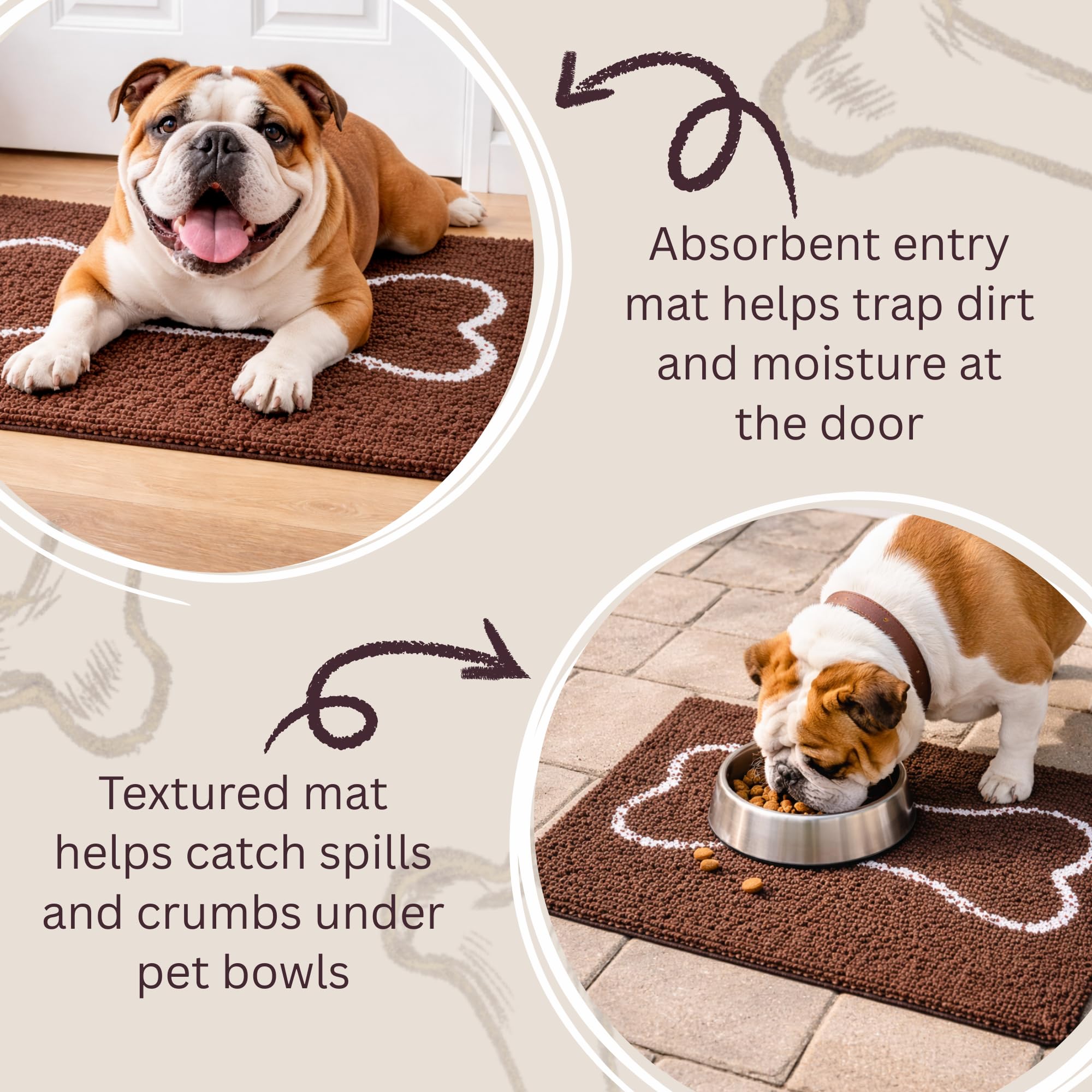 Soggy Doggy Slopmat muddy paws protection with quick-dry fibers