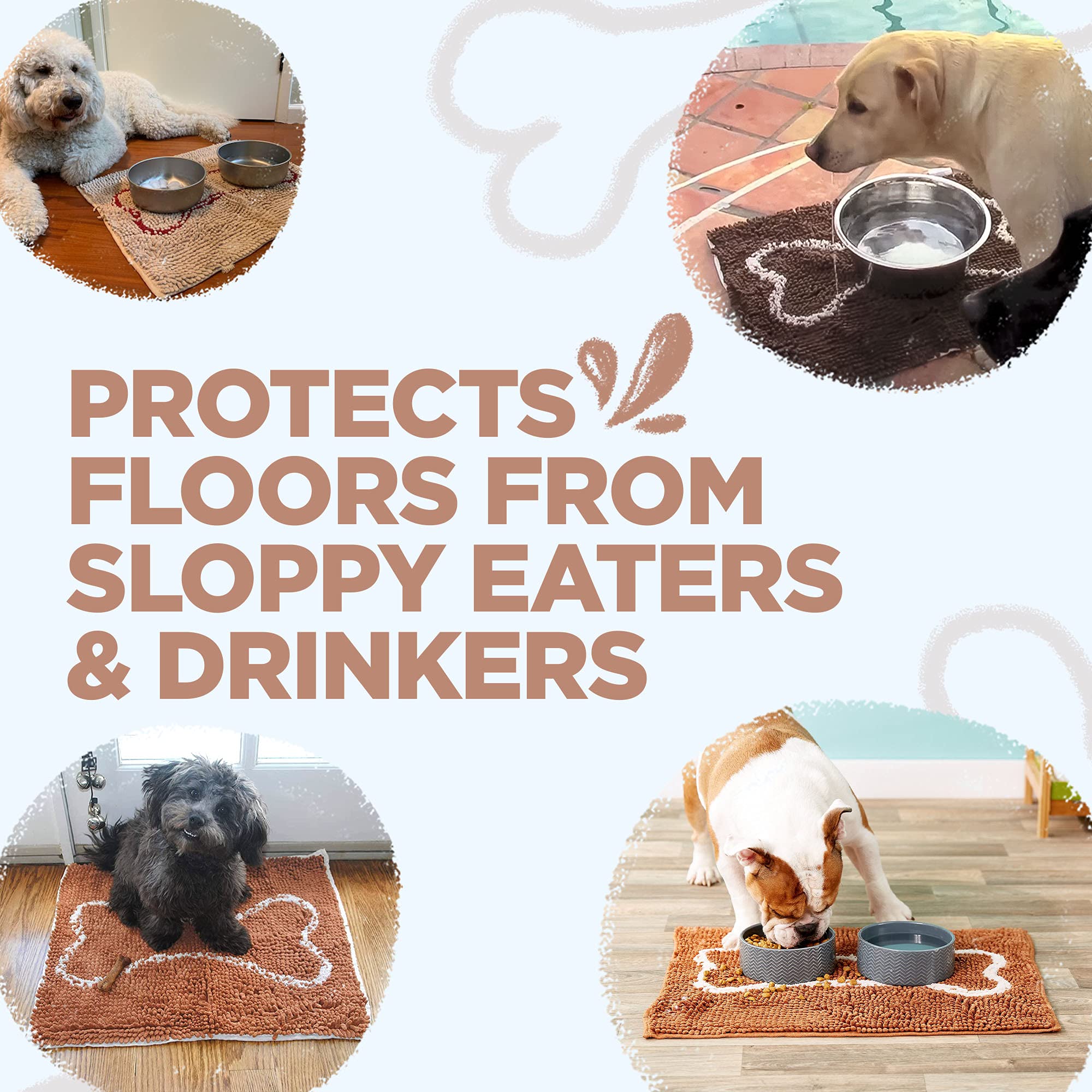 Soggy Doggy Slopmat multi-use crate mat protects crates and entryways.