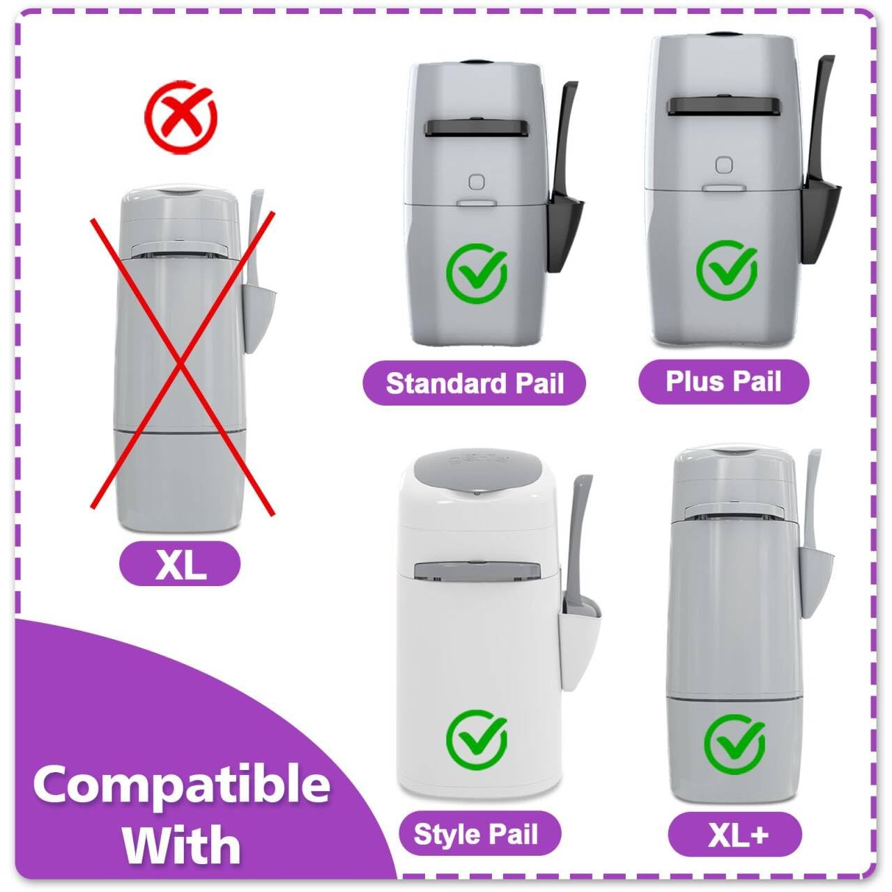 SOHBCLE Genie Standard compatible refill bag for easy litter management.