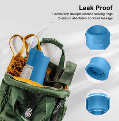 SOICTA leak-proof pet bottle showing silicone seals and cap safety