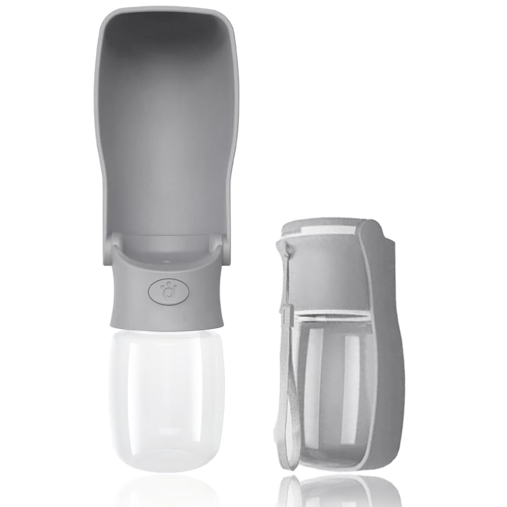 SOICTA portable dog water bottle with foldable design for easy on-the-go hydration.