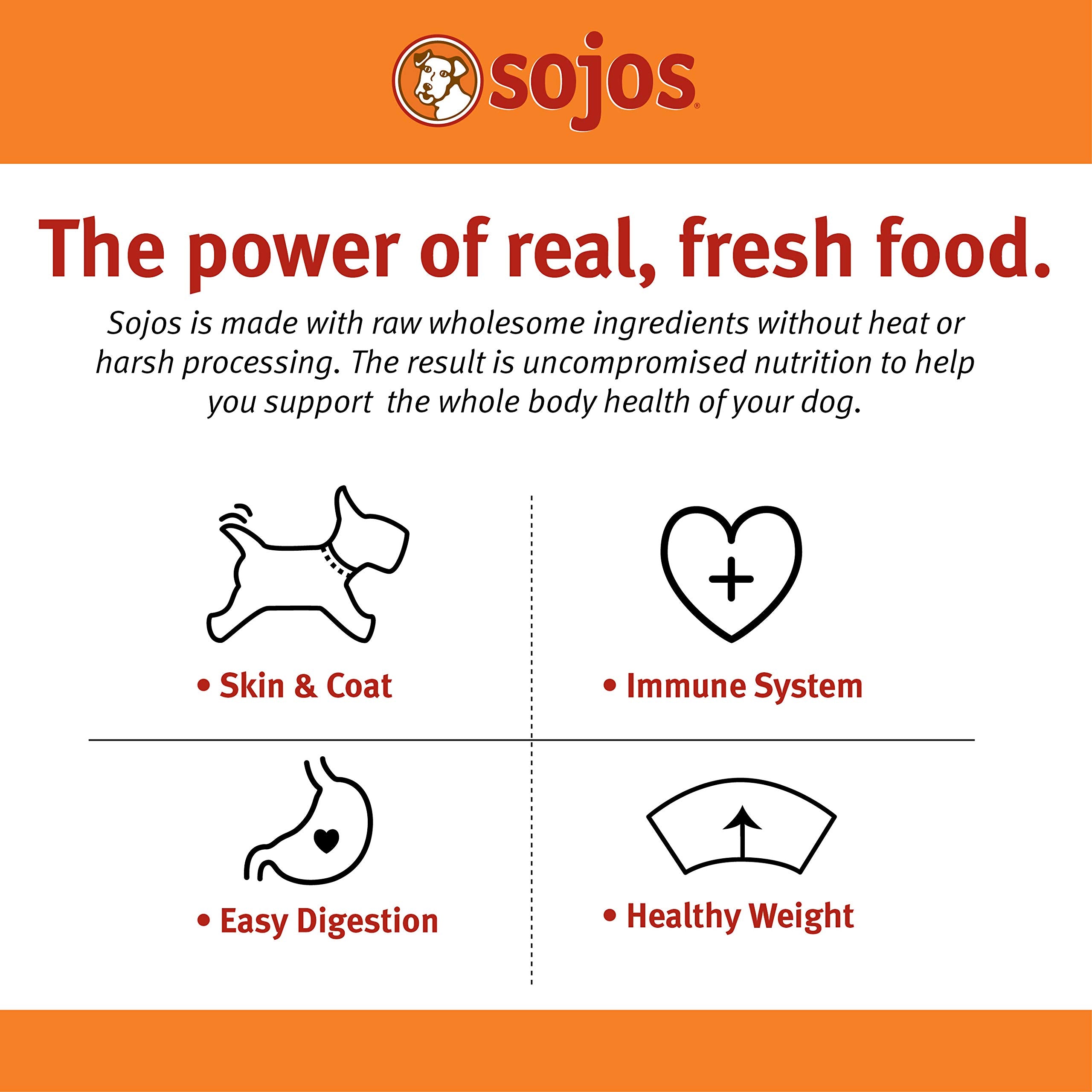 Rehydrated SOJOS dog food in a bowl with appealing texture and aroma