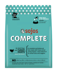 Sojos Complete turkey recipe hydration: easy soak for fresh, grain-free meals.