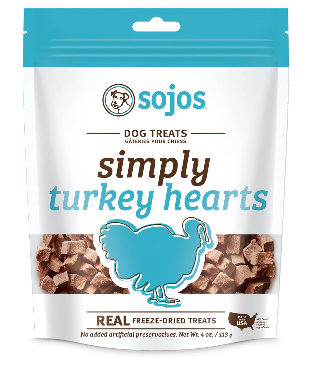 Sojos Simply Turkey bite-sized treat for training rewards
