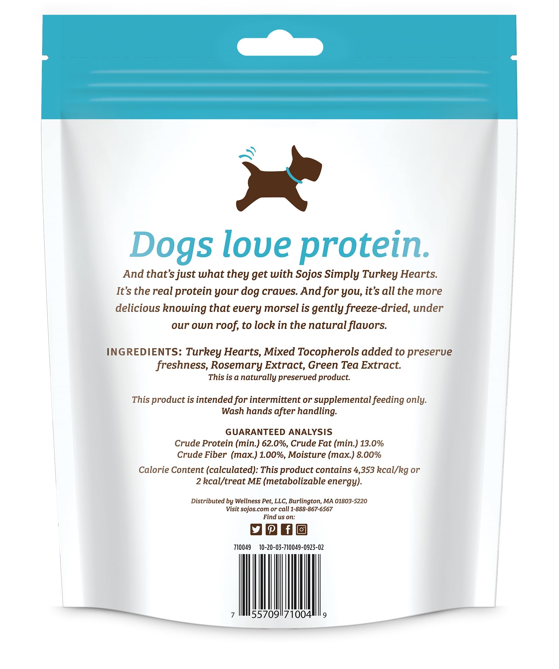 Sojos Simply Turkey freeze-dried raw meat preserving natural enzymes