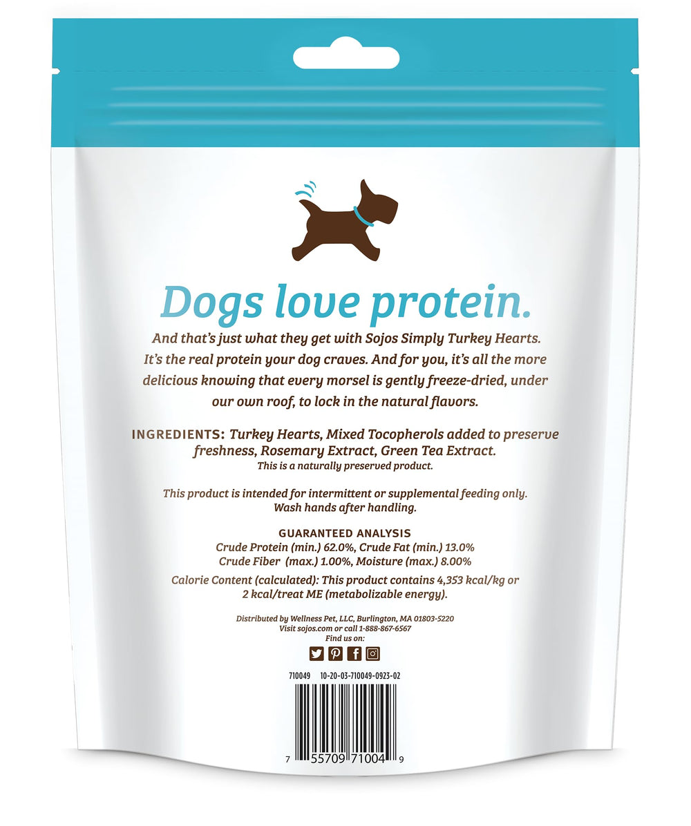 Sojos Simply Turkey freeze-dried raw meat preserving natural enzymes
