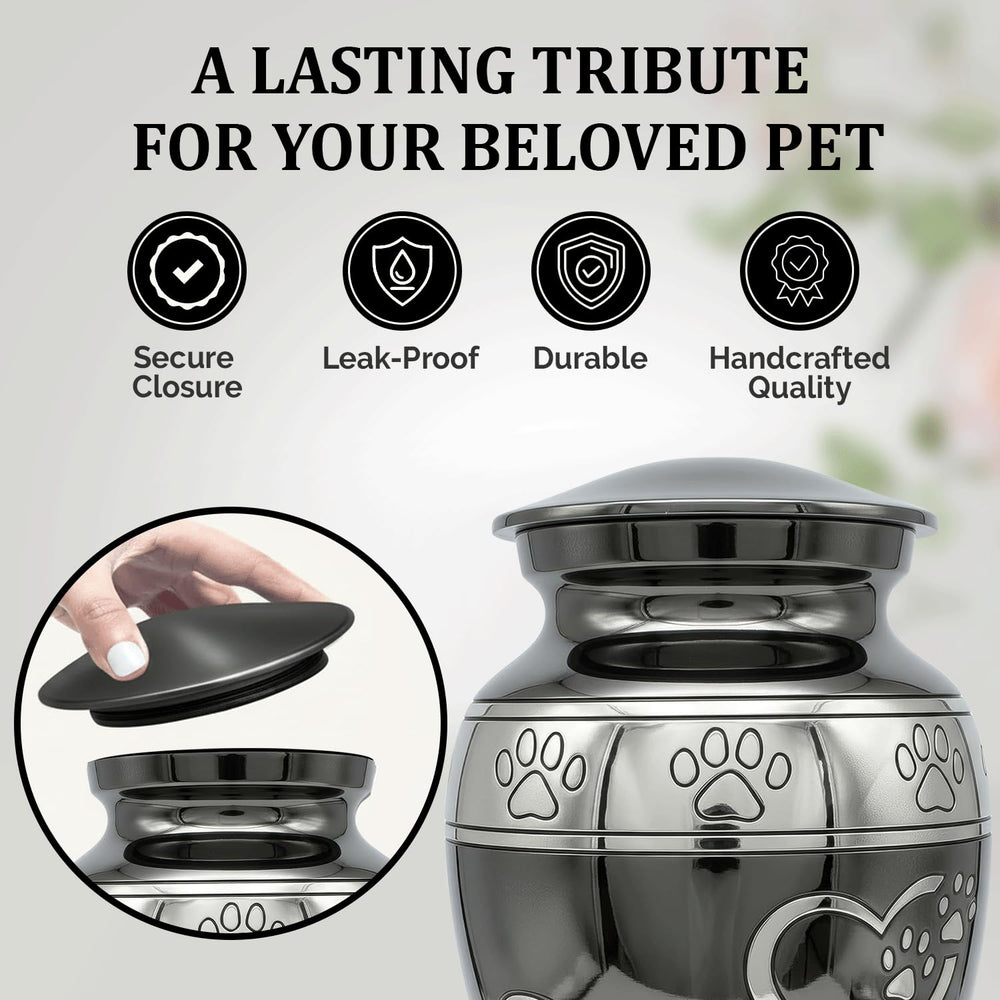 Velvet pouch for Solace Forever urn storage and transport.