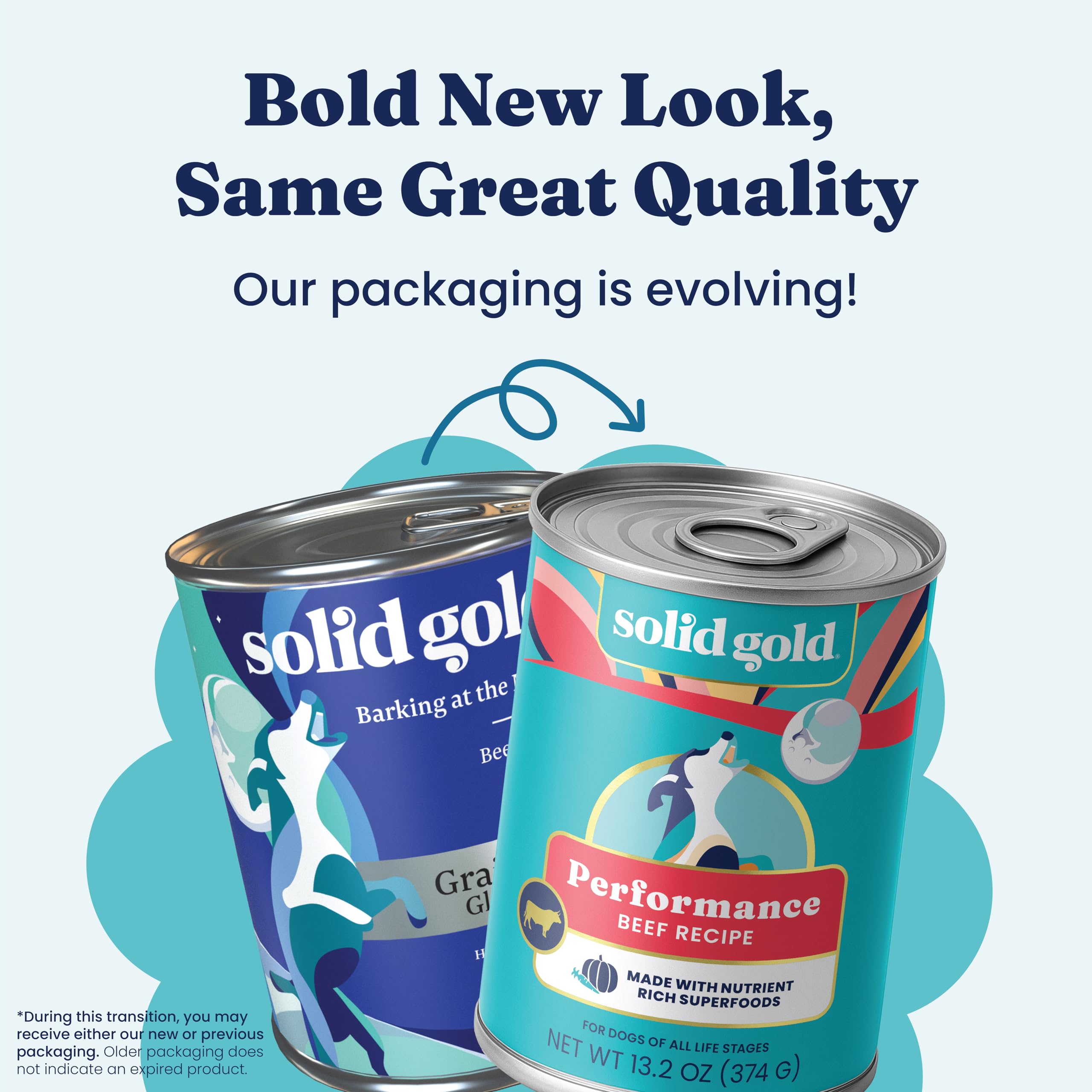 Solid Gold active dogs wet dog food for energy during play