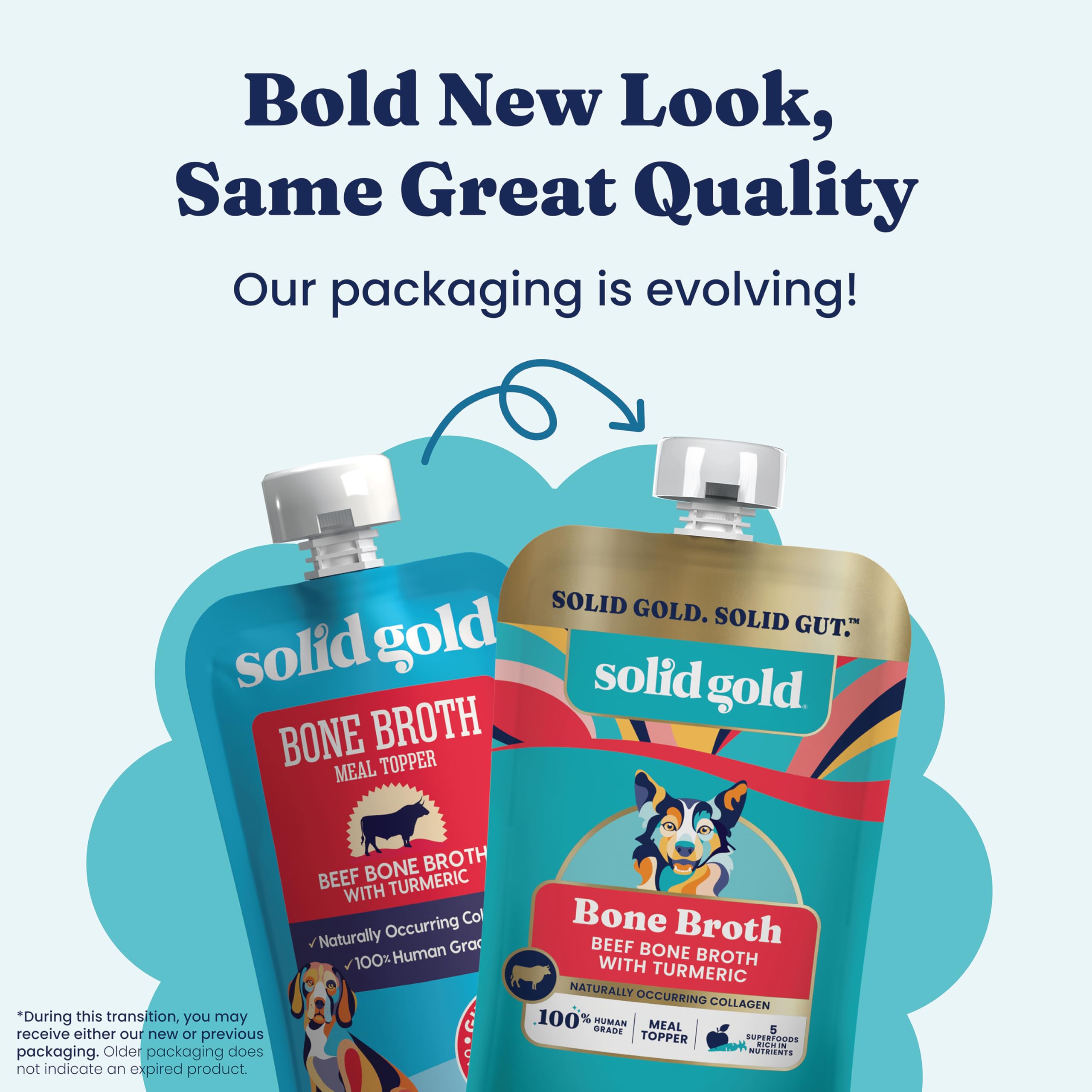 Solid Gold Beef Bone Broth frozen treats for dogs as rewards