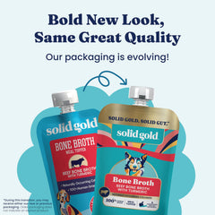 Solid Gold Beef Bone Broth frozen treats for dogs as rewards