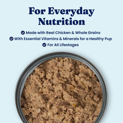 Solid Gold canned dog food with whole grains and barley promotes steady energy and digestion.