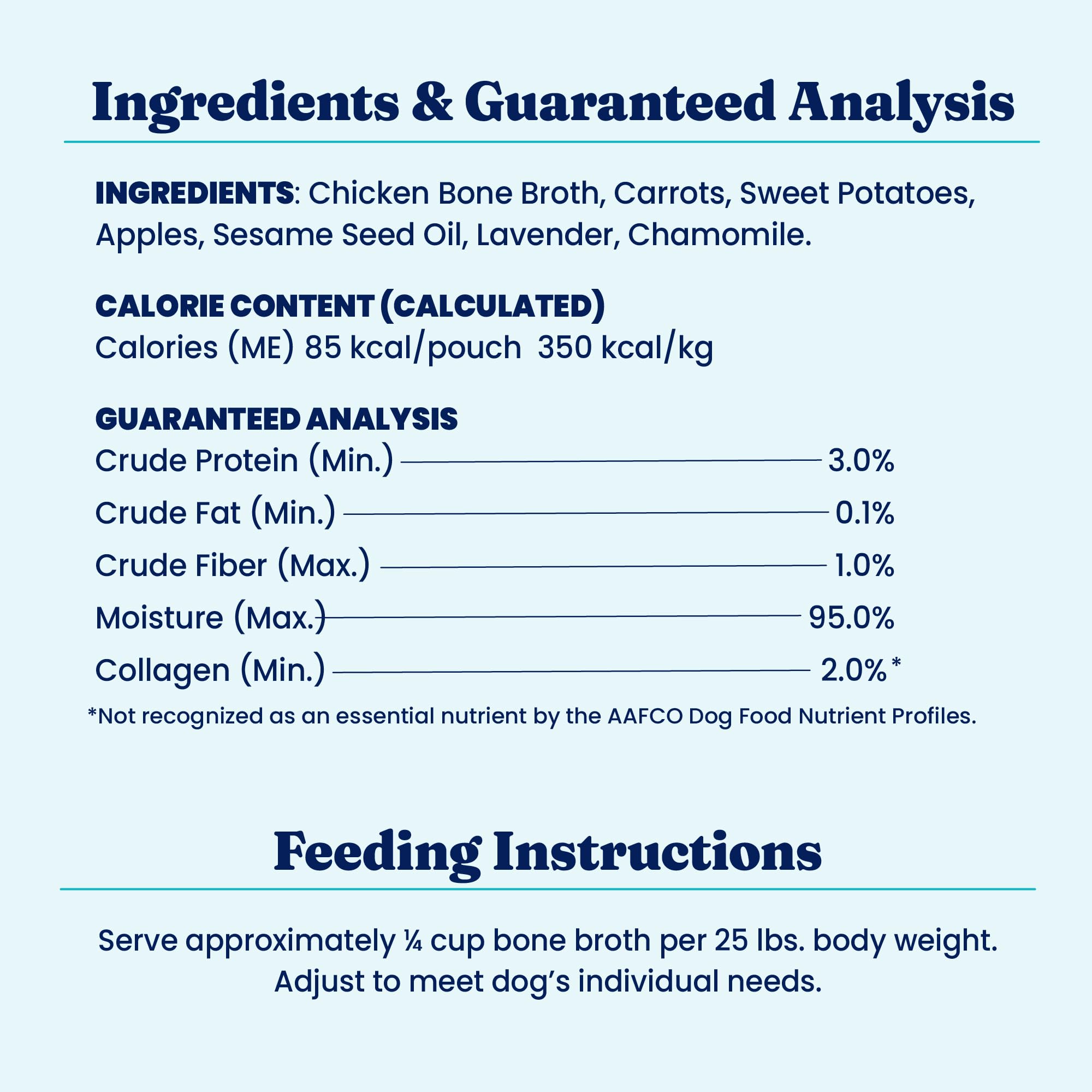 Solid Gold Chicken Bone Broth enhances dry food flavor while boosting moisture.