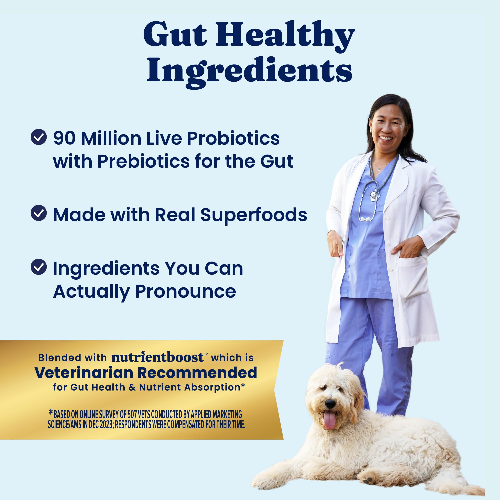 Solid Gold grain-free symbol communicates corn, wheat, and soy-free formula.