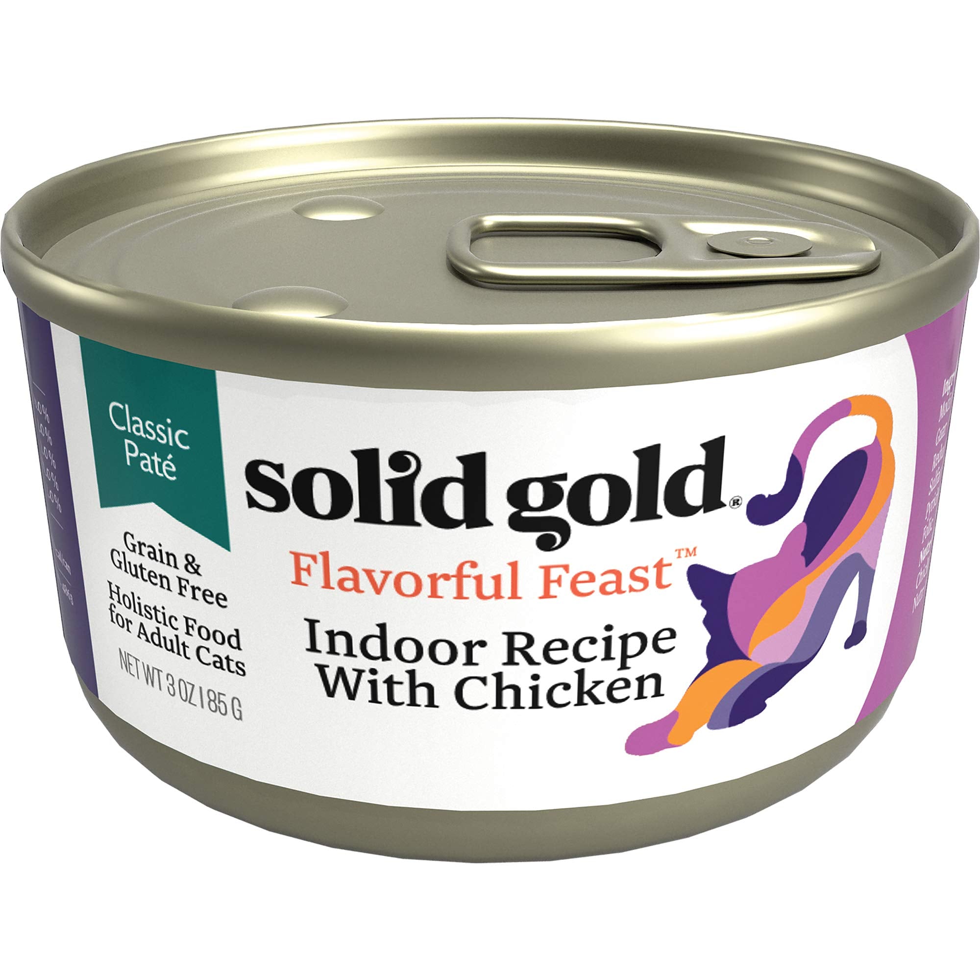 Solid Gold Chicken Pate high moisture supports cat hydration