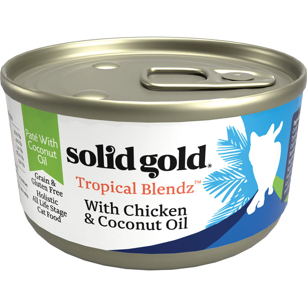 Solid Gold Complete Balanced Pate Cat Food supports overall nutrition
