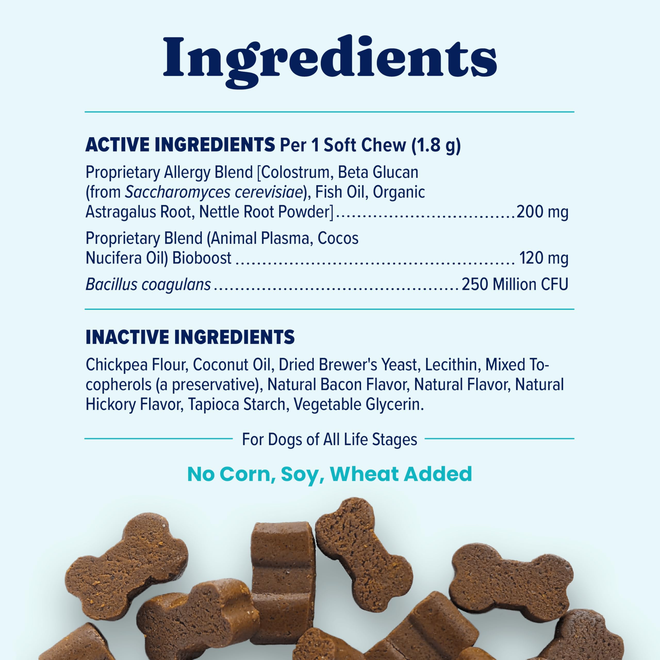 Solid Gold Allergy Relief Chews skin and coat focus image