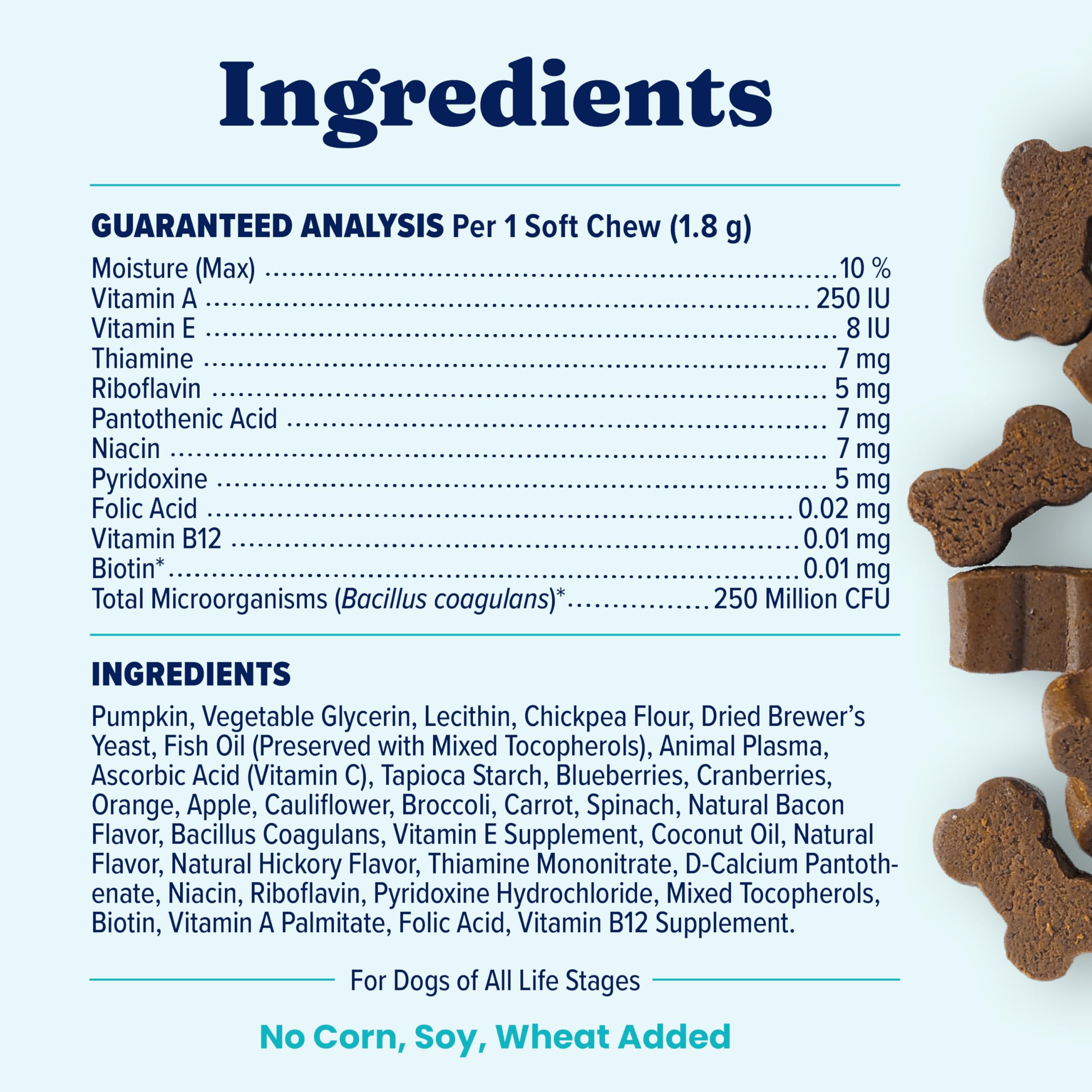 Solid Gold dog multivitamin chew signaling immune and overall wellness.