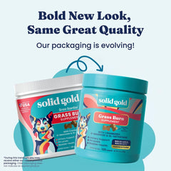 Solid Gold chews pack for dogs supports lawn health and odor reduction