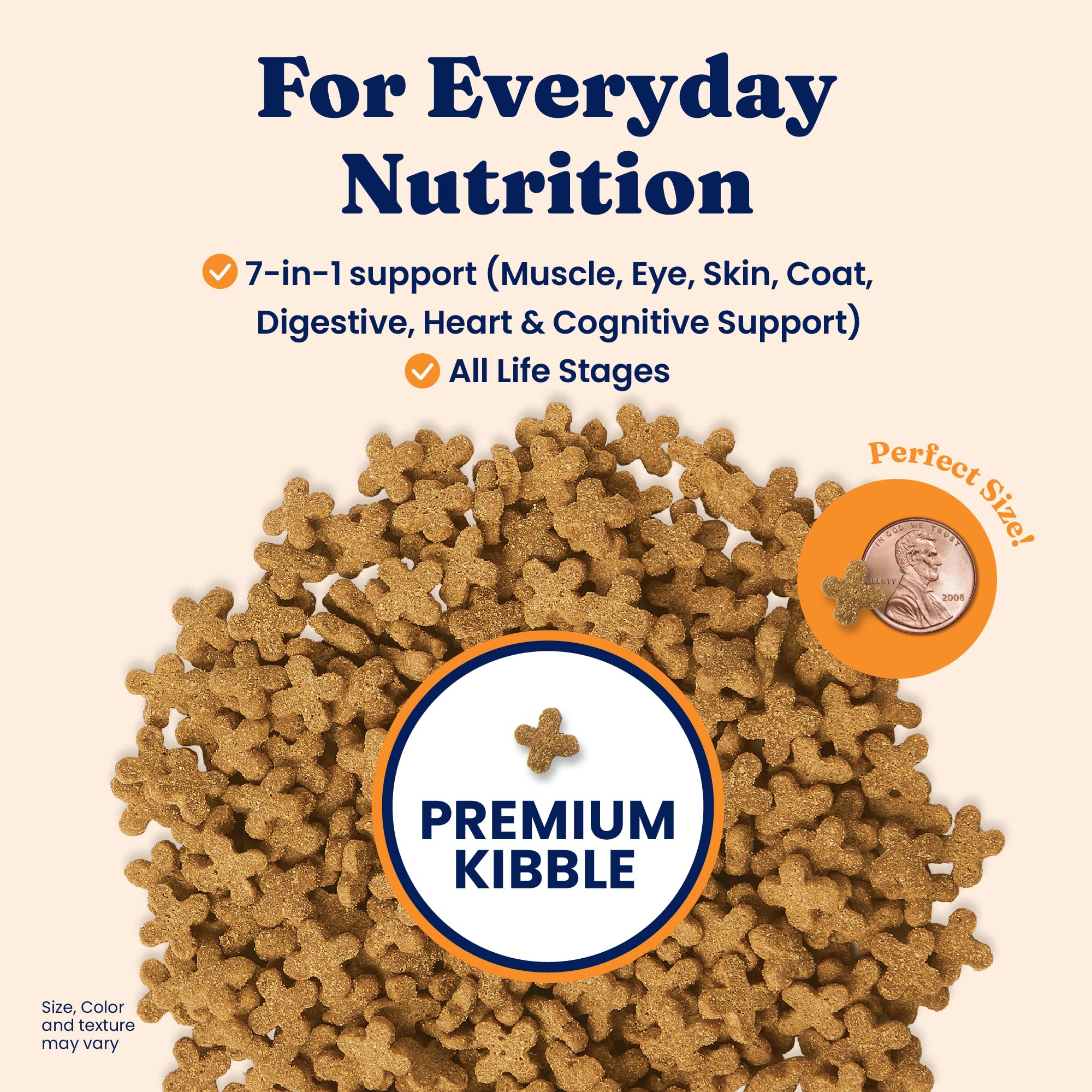 Solid Gold kibble with probiotics supporting gut health and immune balance.