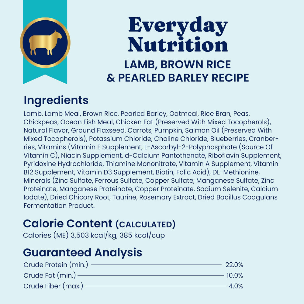 Solid Gold Hund-N-Flocken potato-free whole grains for diverse diets.