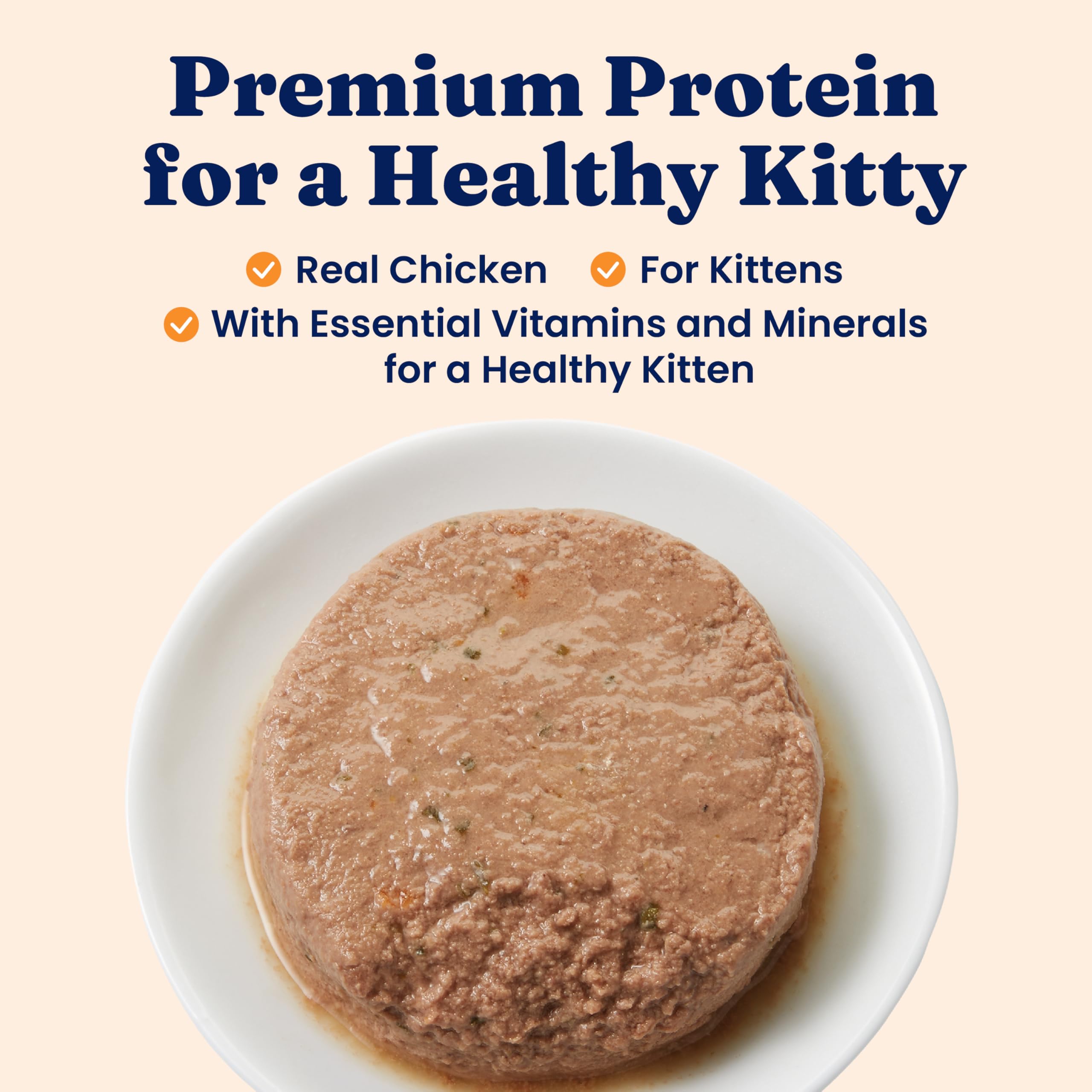 Solid Gold kitten pate with grain-free formula supports easy digestion