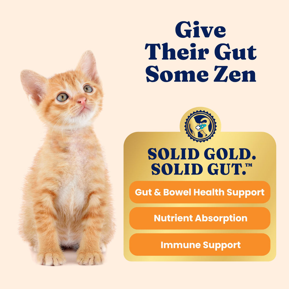 Solid Gold kitten pate in convenient 3oz can serving size