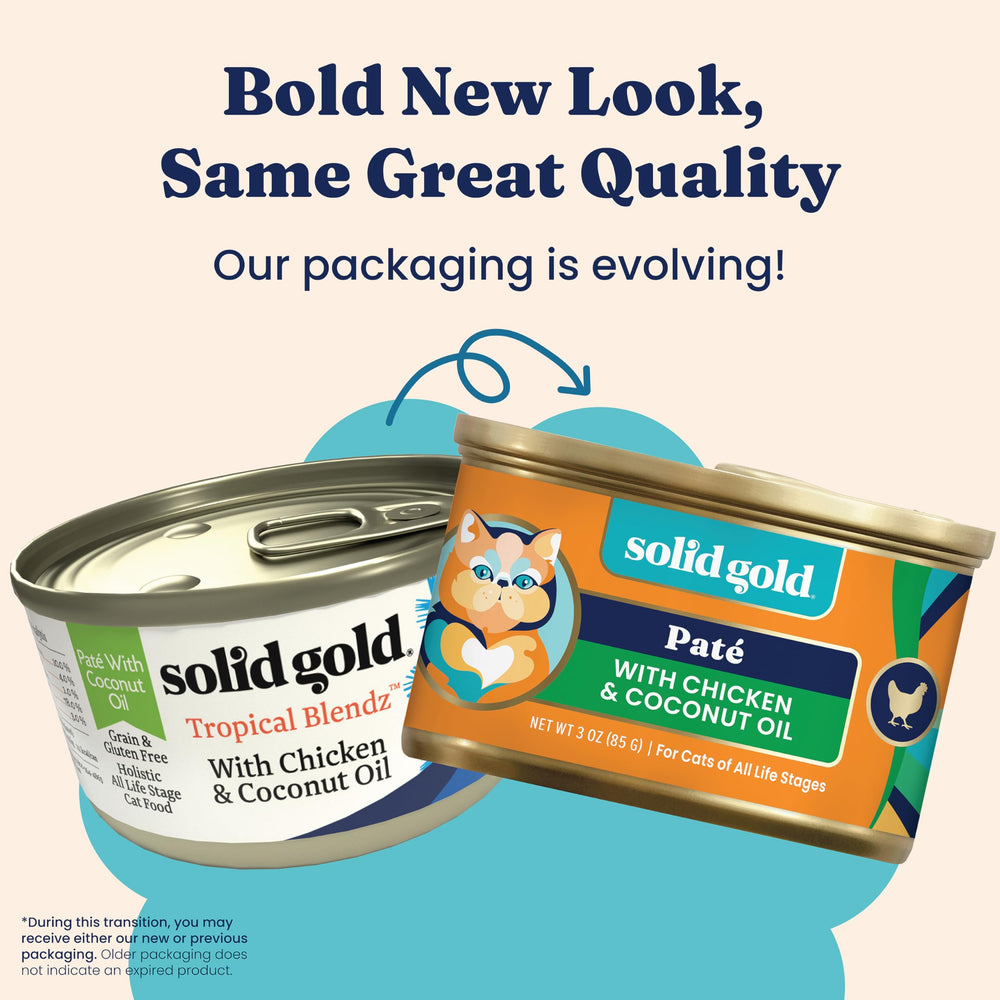 Solid Gold Pate as a meal or topper over dry food
